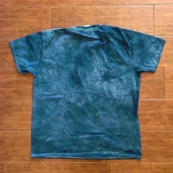 DAVID PENFOUND HALLOWEEN BLUE UNICORN T-SHIRT WOMEN LARGE - Picture 2 of 3